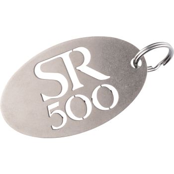 Key Fob with SR500 Logo, Stainless Steel