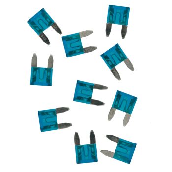 Fuse, Mini Blade Type, 15A, Pack of 10