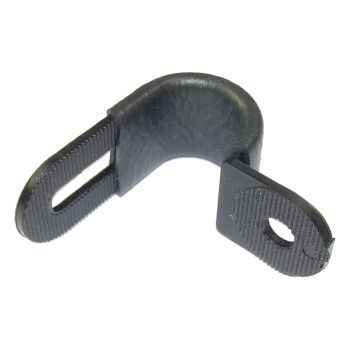 Cable Guide for Brake Lines/Cables up to 9mm Diameter, 4mm Hole, extendable up to 6mm