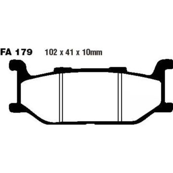 EBC Brake Pads, Front, 1 Pair