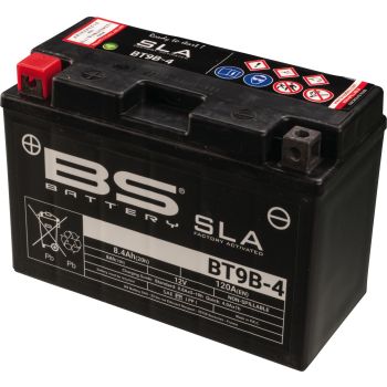 SLA Battery BS 12V / 8,4Ah maintenance-free filled, leak-proof due to SLA technology (without fleece, without gel) Type BT9B-4 YT9B-4