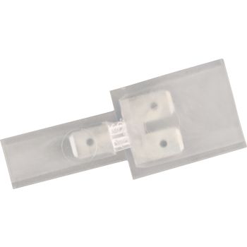 6,3mm Blade Terminal, 1 to 2, isolated, suitable fo 6.3mm blade sockets, size 54x7.5mm, 1 piece