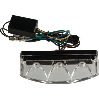 LED-Taillight MT-Style, clear lens, 'E'-approved