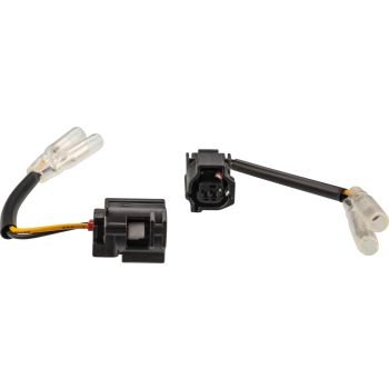 Adapter Cable for Accessory Indicators, YAMAHA system plug to Japan bullet connector, 1 pair (2 pairs are required per vehicle)