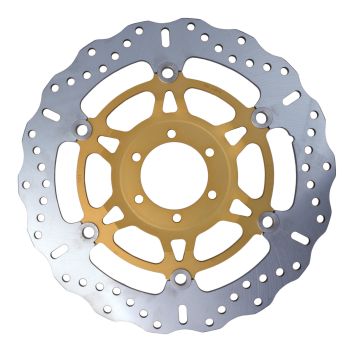 EBC Brake Disc, 'Contour'-Type, Front, Left and Right, 1 Piece (Vehicle Type Approval)