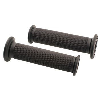 'Classic' Handlebar Grip, Anthracite-Black, Hard, Length 125mm, Open End, 1 Pair