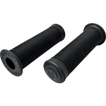 Handlebar Grip Biltwell 'Kung Fu', black, length 122mm, 1 pair, suitable for 22mm handlebars