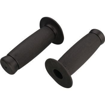 Handlebar Grip Biltwell 'Renegade', black, 1 pair, closed ends, suitable for 22mm handlebars