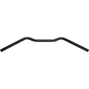 LSL Clubman Handlebar, 22mm diameter, black coated, lower than SR500-48T handlebars, 690mm wide