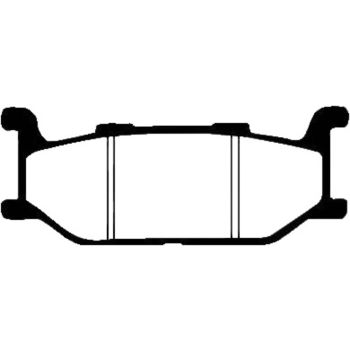 EBC DoubleH sintered Brake Pads, Front Right, 1 Pair (Vehicle Type Approval)