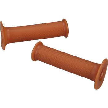 Handlebar Grips 'Seventy-One', caramel-brown, length 126mm, 1 pair, closed ends, suitable for 22mm handlebars