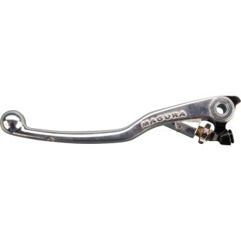 Clutch Lever, silver, length 146mm, with grip width adjustment, for Hymec from approx. 2012, compare with item 41651S