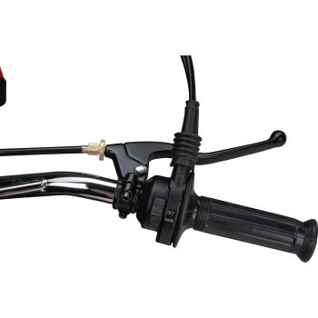 Sport Brake Perch, incl. black aluminium clutch lever, bolt, clamping and adjusting screw, WITHOUT boots, mirror- and brake light switch mount