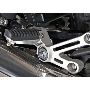 KEDO 'Street Pegs', rubberized Passenger Footpegs, complete Set, 1 Pair (shown bracket is NOT part of delivery content)