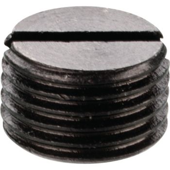 Cover Cap/Plug for Brake Pad Sliding Pins, M10x1.0 fine thread, 6mm thick, black galvanised, 1 piece
