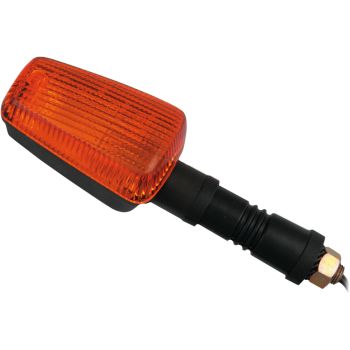 Indicator, fits Front and Rear, Black Housing, 'E'-marked, 85mm (Bulb: BA15s 12V/21W, 12V/10W see Item 40061)