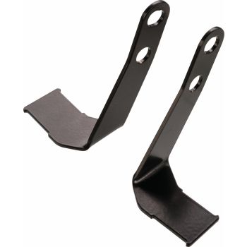 Indicator Bracket, front, stainless steel black coated, 1 pair (for indicators item 42019/42020), OEM reference # 36A-83328-00 / 36A-83318-00