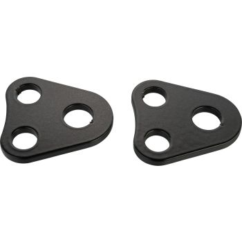 Indicator Bracket 'Mini', 1 pair, black, stainless steel for mini indicators with stem diam.max.10mm, mounting spot upper yoke