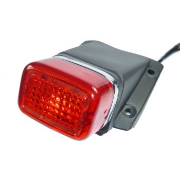 Replica Taillight for OEM Rear Fender, e-marked, incl. Connection Lead and 12V 21/5W Bulb