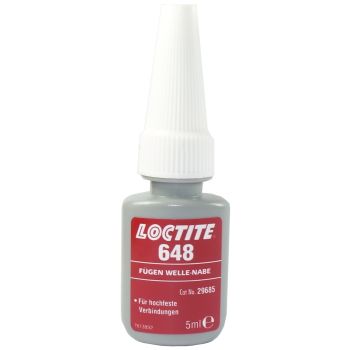 Loctite Bushing and Bearing Cement, Type 648, 5ml