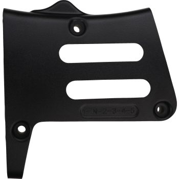 'Mini' Front Sprocket Cover, Black Aluminium, Powder Coated