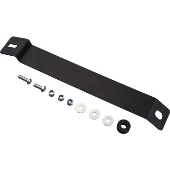 License Plate Strut, stainless steel, black, suitable for item 50089 Mini License Plate Bracket, incl. mounting material