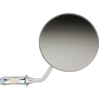 Bar End Mirror (Round), RH, Stainless Steel