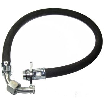 Oil Hose (Engine to Oil Tank), Crimped Terminals, Textile Reinforced, suitable O-ring see item 10134
