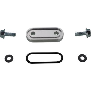 Closing/Cover Plate (fuel tap dummy) for Fuel Tank Restorations, closes the tank opening for the fuel tap to allow rust removal/coating