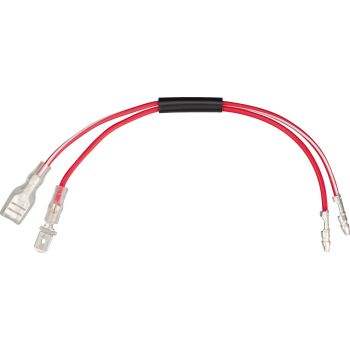Universal cable set 6.3mm jack and plug to 2x Japanese plugs, cable length incl. plug 18cm