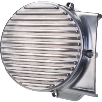 'ViRace' Generator Cover with Cooling Fins, Polished Aluminium