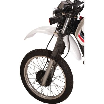 Enduro Front Fender, pure white dyed through (PP), very good protective effect