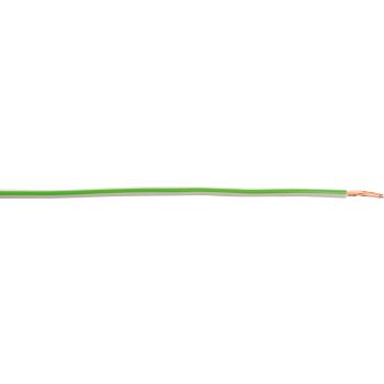 Cable 0.75sq.mm, white-green, 1 running metre