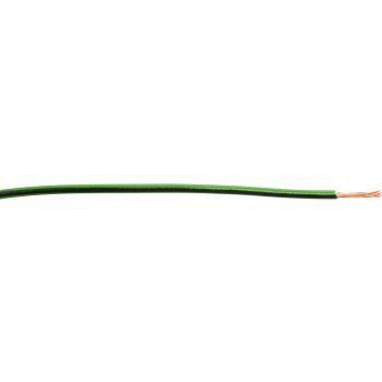 Cable 0.75sq.mm, green-black (replaces dark green), 1 running metre