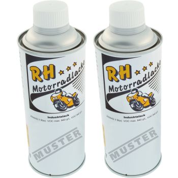 Base Coat Pearl WITHOUT Clear Lacquer , Bluish Black (BIB), 2x375ml