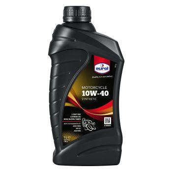 1l Eurol 10W40 Semi-Synthetic 4 Stroke Motorcycle Oil (API SG, JASO MA2, replaces Item 51546)