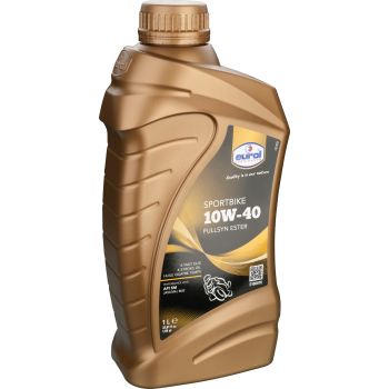 1l Eurol 10W40 4-stroke Fully Synthetic Motorcycle Engine Oil (according to specification API SM, JASO MA2)