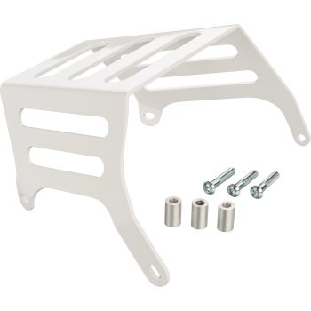Aluminium Rack ( Luggage Rack ), incl. mounting material, white plastic coated