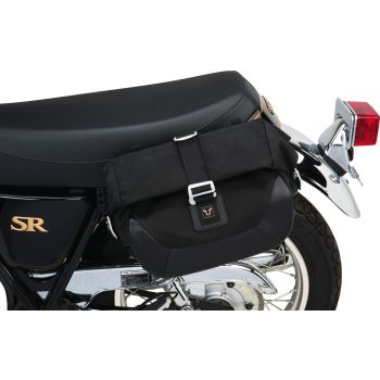 Luggage Bag Rack with SLC Quick Release System, left, suitable for e.g. LegendGear side bags, stainless steel black coated