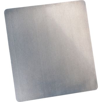 License Plate Reinforcement Plate, for (old) motorcycle license plate 22x20cm, aluminium 2mm, rounded corners