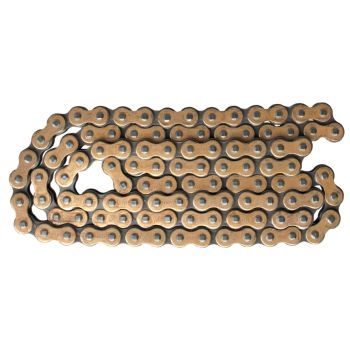 DID X-Ring Chain 520VX3 'G&B', 98 Links (open type, gold), incl. clip chain joint