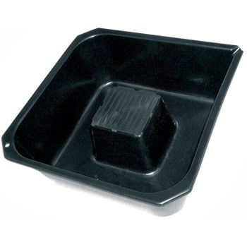 Oil Waste Bin, approx. 9l (35x35x13cm, Black)
