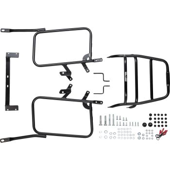 Luggage Rack, Complete, Black