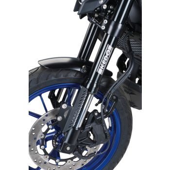 Mini Fender 'RoadRace', replaces the boring original completely, material: ABS (white) and black coated aluminium bracket, not subject to registration