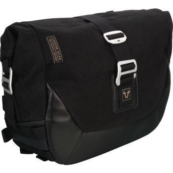 LegendGear Side Bag 9.8L, Black Edition, with wrap closure, incl. waterproof inner pocket, dim. approx. 37x25x12cm
