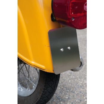License Plate Bracket, 2mm aluminium , Ready-to-Mount incl. mounting material, surfaces can show traces of production
