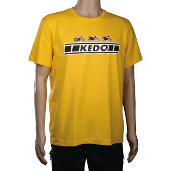 T-Shirt 'KEDO' Size 'S', Yellow, 100% Cotton (180g)