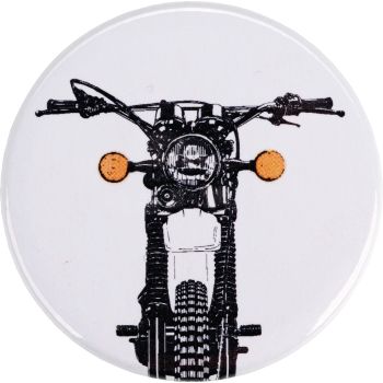 'XT500 frontal' Refrigerator Magnet, 1 piece, diameter approx. 37mm