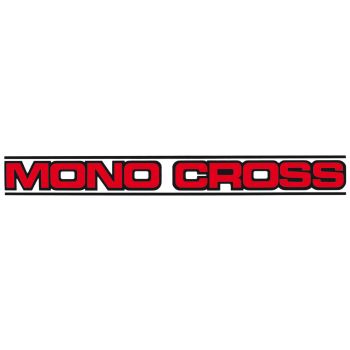 Decal 'MONO CROSS' Red, 216x25mm, 1 Piece