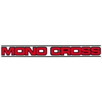 Decal 'MONO CROSS' Red, 272x31mm 1 Piece